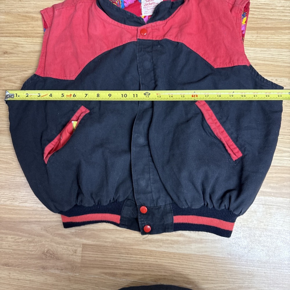 Vintage 70s Stormin Norman Miller Music Button Up Canvas‎ Vest - Picture 9 of 11
